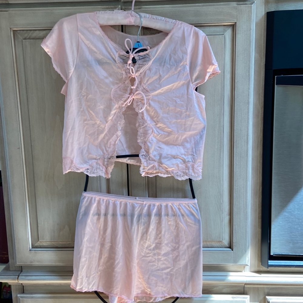 Vintage Lorraine pajama set sz XS euc